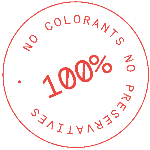 100% no colorants